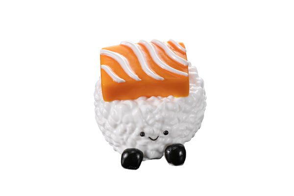 Salmon Rice Ball Tabaquishy - Adorable Handcrafted Silicone Stress Relief Toy | Squishy and Fun