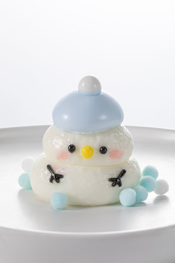 Snowman Taba Squishy - Handmade Silicone Stress Relief Toy | Perfect Winter Gift 🌨️🧣✨